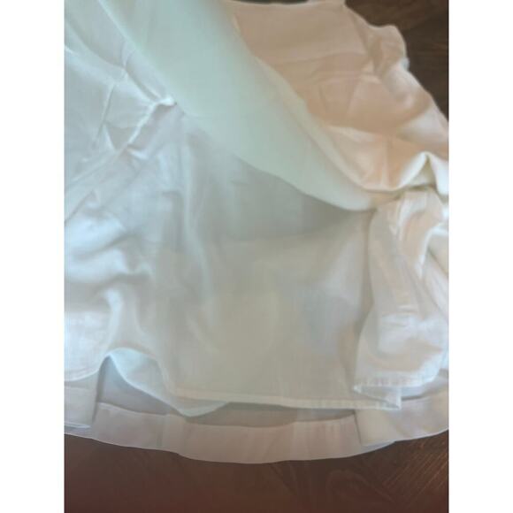 Festival Wedding Shower Tiered Dress Size 14 Shift Tencel Tennis Western Neutral - Picture 7 of 9